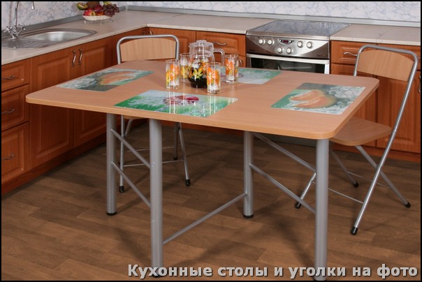 Обеденный столик для кухни на фото - 5